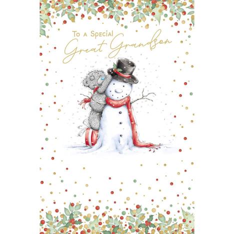 Special Great Grandson Me to You Bear Christmas Card £1.89